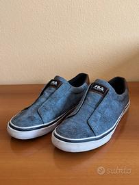 Mocassini uomo/ragazzo azzurri Fila