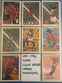 Carte NBA anni ’90 – Upper Deck, Fleer, SkyBox