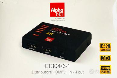 Hdmi distributore 1 in 4