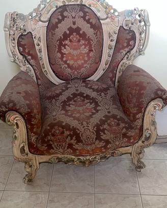 poltrone stile barocco
