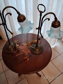 coppia di abat-jour stile Liberty 