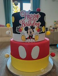 torta scenografica topolino