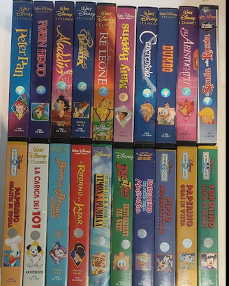 collezione VHS Disney originali