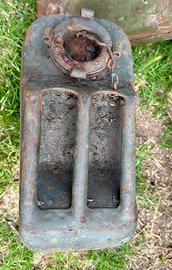 Tanica militare in metallo d’epoca