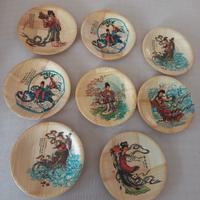 Piattini in bambù arte orientale giapponese