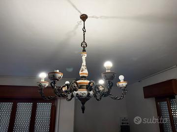 Lampadario in ceramica
