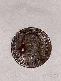 MONETA 5 LEPTA (OBOLÒS) 1879 - GIORGIO I, GRECIA