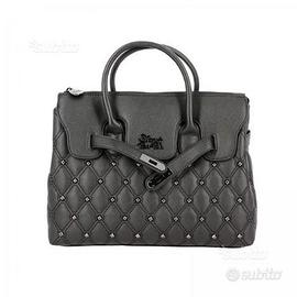 Borsa secret pon pon grigia