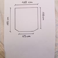Lenzuolo con angoli per letto nautico camper