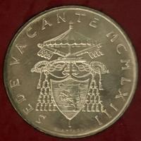 Lira Vaticano argento sede vacante 1963