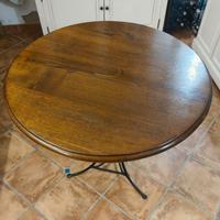 Tavolino "bistrot" antico tondo