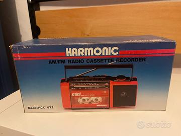 Radio Mangianastri Vintage Harmonic RCC 872 Rosso