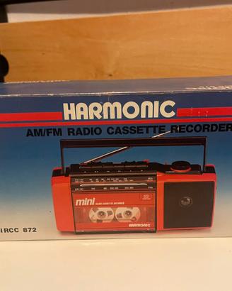 Radio Mangianastri Vintage Harmonic RCC 872 Rosso