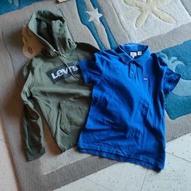 Felpa + polo Levi's - taglia S.