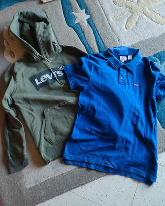 Felpa + polo Levi's - taglia S.