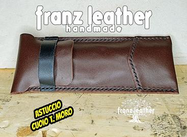 Astuccio Porta Penne Cuoio T. di Moro