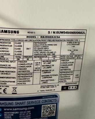 Frigorifero Samsung RB29HER2CSA