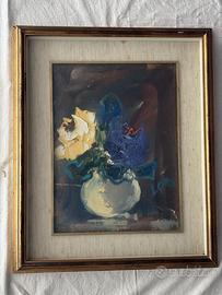 Quadro d'epoca "Vaso di fiori" Luciano Gasper