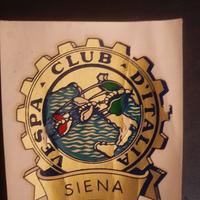 Adesivi Decal originali vespa club