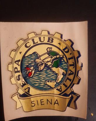Adesivi Decal originali vespa club