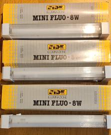 3 lampade Mini Fluo 8W