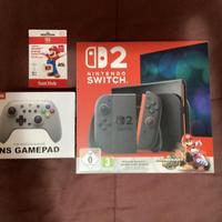 Nintendo Switch 2+Pad+Giochi+SD