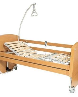LETTO ELETTRICO IN LEGNO + MATERASSO ANTIDECUPITO
