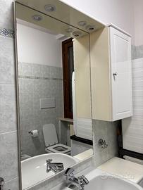 Mobile sotto lavandino  + specchio bagno
