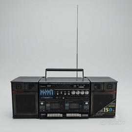 Boombox Radio Cassette Recorder Lanico L-818E