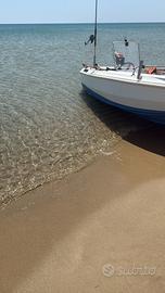 Barca motore 4t e carrello