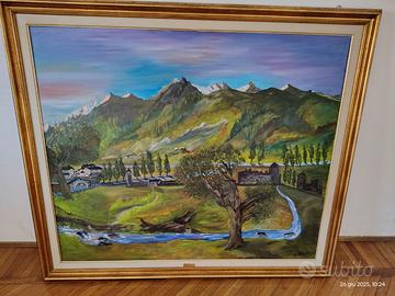 Quadro "Aosta primitiva"