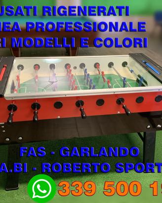 Calciobalilla Professionali Usati Rigenerati