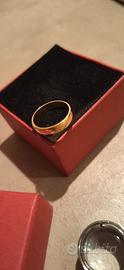 anello fede nunziale oro 750 18kt