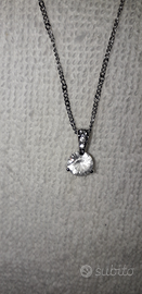 Pendente Swarovski "Solitaire " con collana