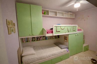 Cameretta soppalco giessegi