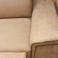 divano Dondi, Alcantara colore sciampagna 