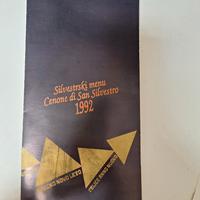 Menù di Capodanno 1992