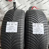 2 PNEUMATICI 225/55 R18 KLEBER 4 STAGIONI 90%