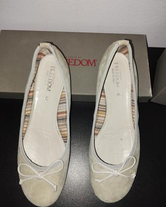 ballerine pelle scamosciata 