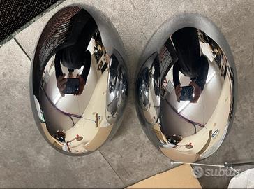 Calotta Specchietti Cromata Originale Mini