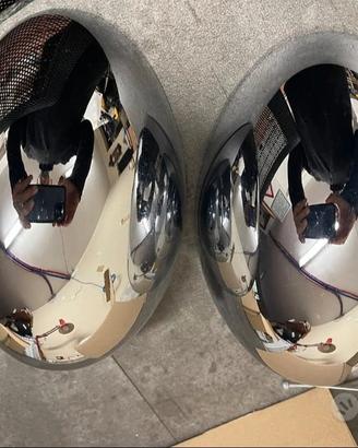 Calotta Specchietti Cromata Originale Mini II