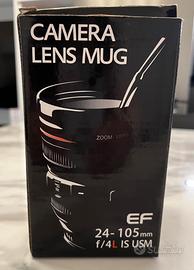 Tazza/mug  da viaggio obiettivo fotografico