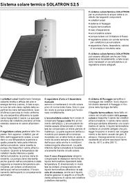 impianto solare acqua calda Solatron S 2.5V