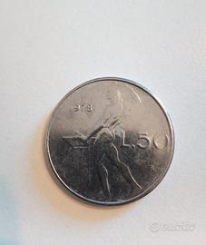 Moneta 50 Lire 1978.