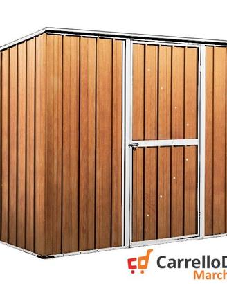 Casetta box giardino Acciaio 260x185 fin legno