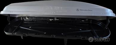 Kit Viaggio originale Mercedes: Barre + Box Tetto
