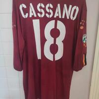 As Roma 2003/04 Cassano #18 Maglia Ufficiale Gara