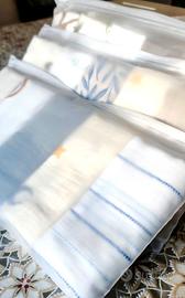 Set di 5 quadrati in puro cotone