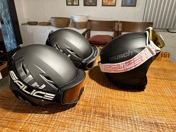 Caschi da sci Reusch 54-58 con occhiali Salice