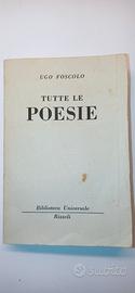 Libro d'epoca Ugo Foscolo poesie